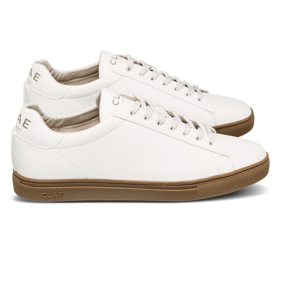 CLAE BRADLEY CACTUS Shoes Womens USA951-Q67 In White Dark Gum